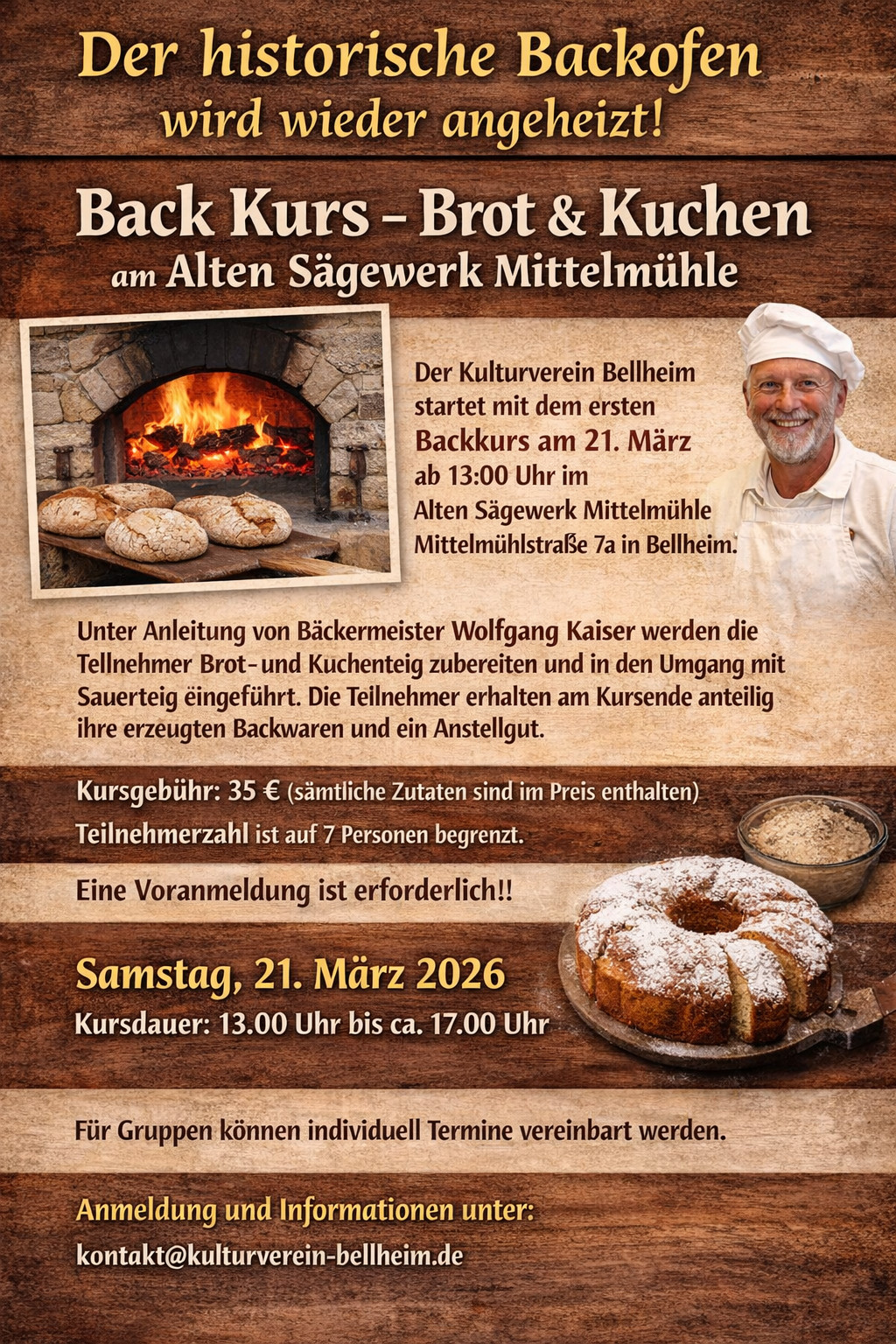 Back Kurs – Brot & Kuchen