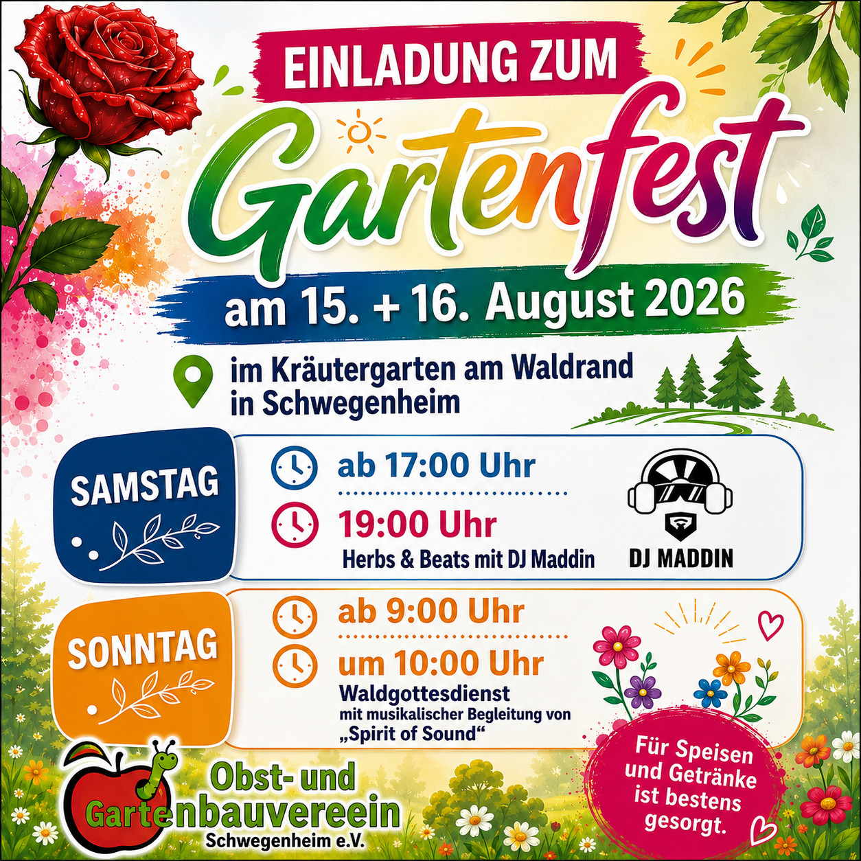 Gartenfest Schwegenheim 2026